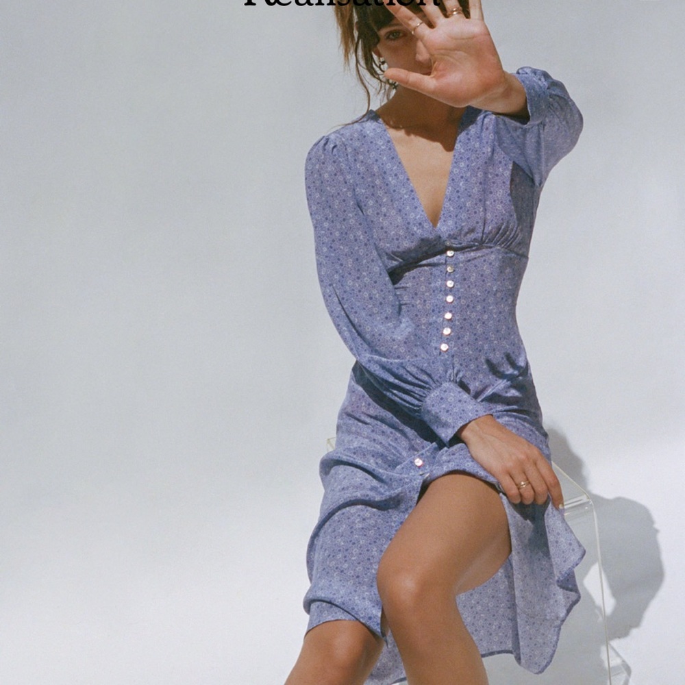 NWT Realisation Par Vivienne Dress purple haze Size small